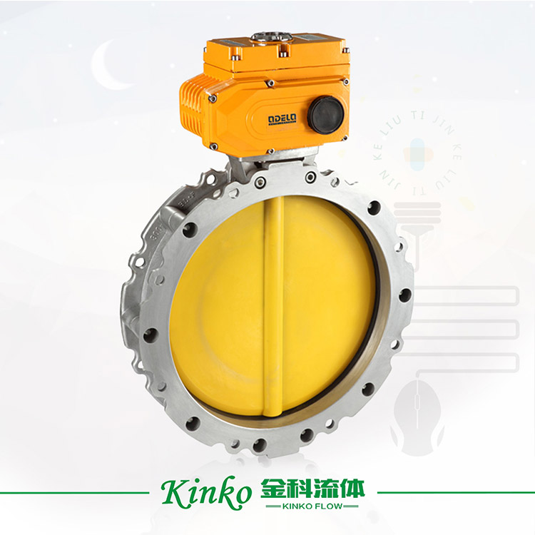 Electric ventilation butterfly valve