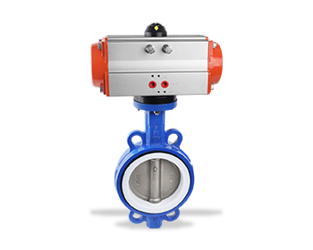 Pneumatic butterfly valve