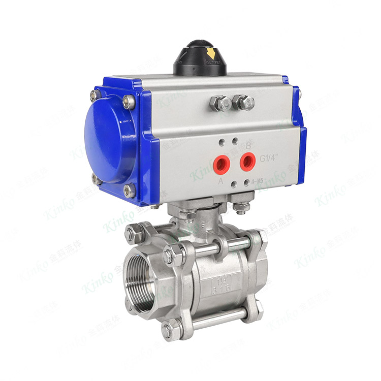 Pneumatic ball valve